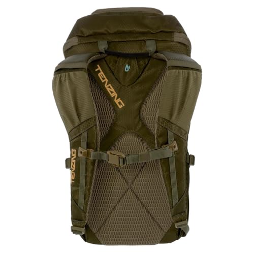Image of TENZING 1500 Whitetail Day Pack, Olive Green Ultra-Durable Hunting Backpack with 4 Compartments & 10 Organizational Pockets Camo Backpack for Hunting Gear and Equipment