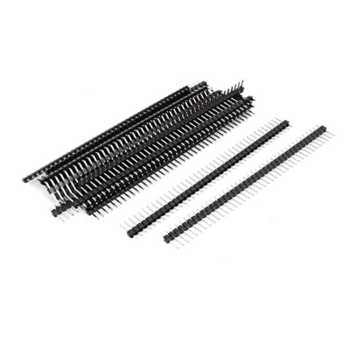 Pin Header 40 pines macho fila simple 18 piezas miniatura 1