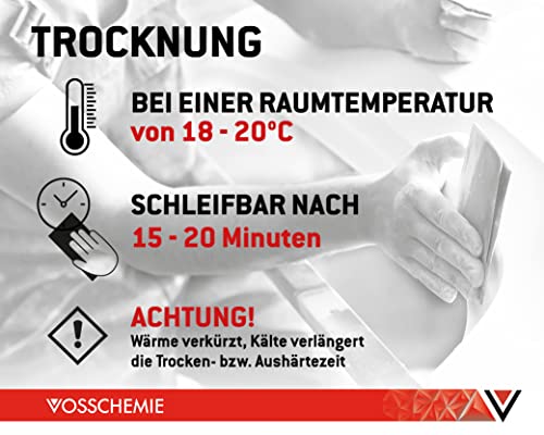 Vosschemie 154.377 KK-Plast Füllspachtel, 1KG