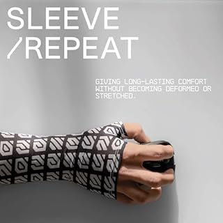 Wallhack Gaming Repeat Arm Case | Accessoires de configuration de jeu Manchons de protection pour bras | Manchons de compression pour les joueurs pour couvrir les bras | Noir | Petit moyen