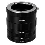 Fotodiox Macro Extension Tube Set Compatible with Canon EOS M EF-M Mount Cameras for Extreme Macro P
