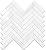 Vamos Tile Glossy Dolomite White Peel and Stick Backsplash Tile - 10 Sheets Herringbone PVC Self Adhesive Tiles Stick on Wall Tile for Kitchen, Bathroom and Fireplace