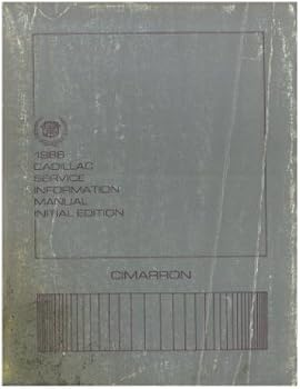 Paperback HI-2310 1986 Cadillac Cimarron Service Information Repair Manual Initial Edition Used Book