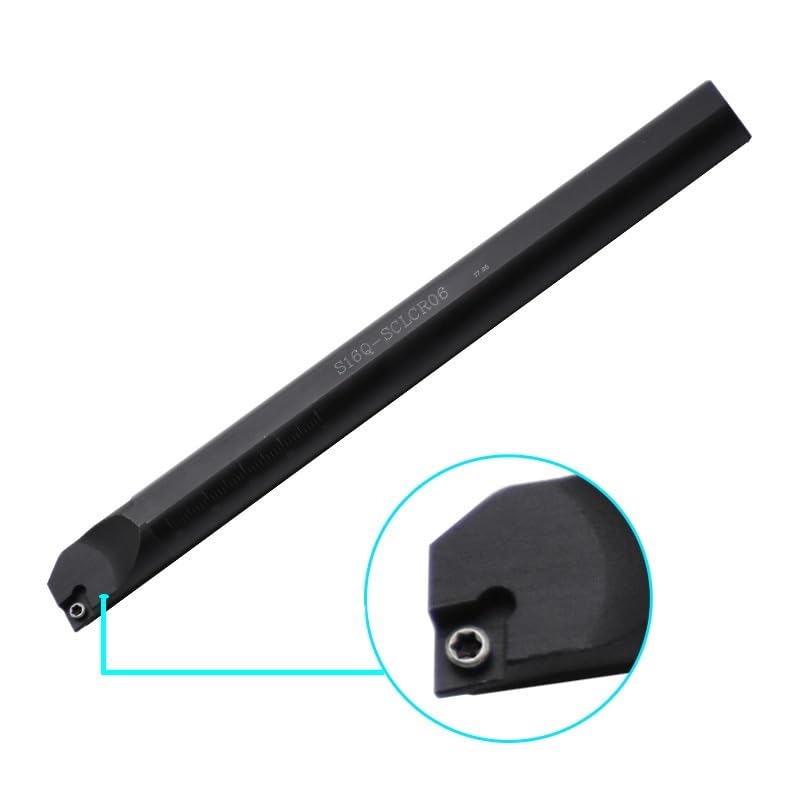 1pc S08K-SCLCR06 Lather Tool Holder 95 Degrees Internal Turning Tools Boring Bar Turning Tools Lather Holder for CCMT060204/08(S08K-SCLCL06)