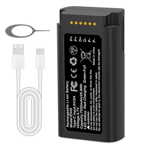 E340 7000mAh Rechargeable Battery Pack with USB-C