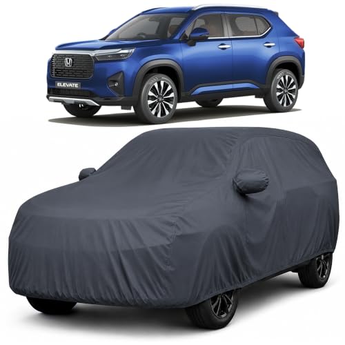 Image of Autofact Premium Car Cover for Elevate | All Weather Waterproof Full Body Car Cover | Light-Weight Triple-Stitched Outdoor Shield with UV Protection, Dustproof & Heat-Resistant