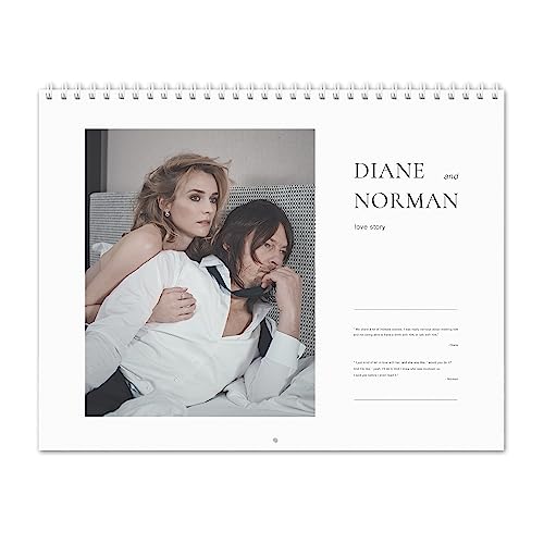 Diane Kruger & Norman Reedus - Love Story - 2026 Wall Calendar