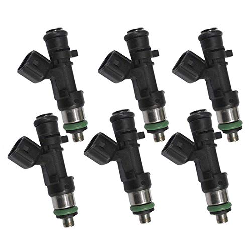 GERMBAN 0280158028 Fuel Injectors 4 Holes Set of 6pcs Replacement for Chrysler 300 Town Country Sebring Pacifica Dodge Avenger Challenger Charger Journey Grand Caravan Magnum 2.7L 3.5L 4.0L