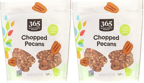 365 by Whole Foods Market, Chopped Pecans, 8 Ounce (Pack of 2)