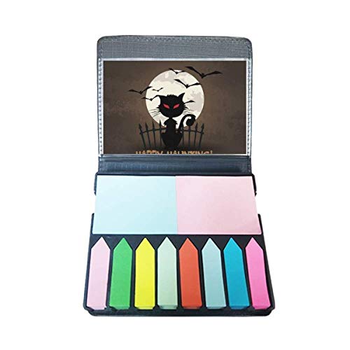 Marque-page autocollant chat de nuit Halloween pour pimenter vos romans