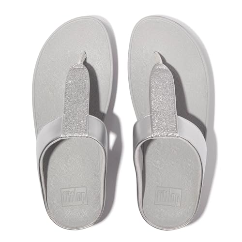 Image of FitFlop Women's FINO Glitterdust Metallic Toe Post Flip Flop Sandal