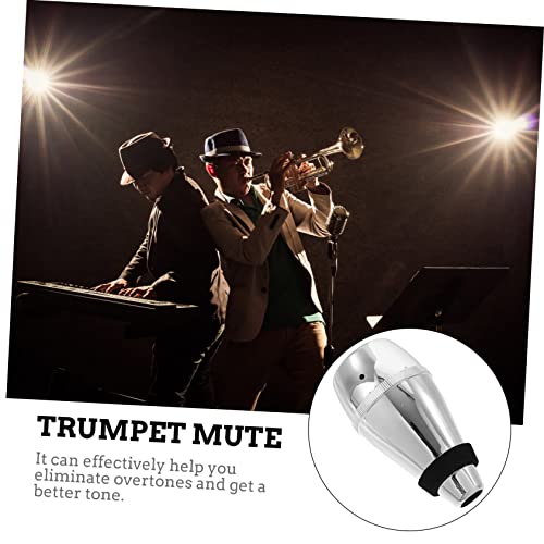 HEMOTON 1 Peça Trompete Mudo Trombone Reto Mudo Trompete De Silenciador Substituição Sax Ruído Remov
