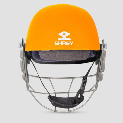 Image of SHREY Pro Guard Stainless Steel 2.0 Batting Cricket Helmet for Men's (Gold, XL)