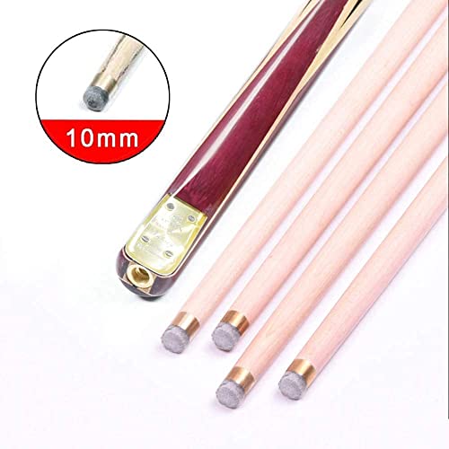 Tacó de billar 3/4 madera arce 57in con extensión y estuche miniatura 2