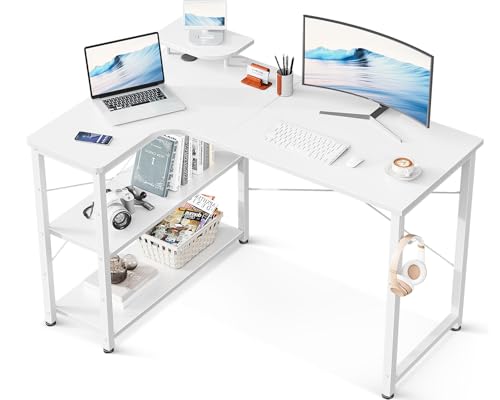 ODK パソコンデスク L字 ゲーミングデスク 幅110 L字デスク pcデスク desk 机...