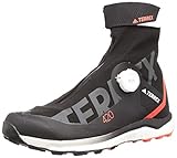 Ajuste tipo calcetín adidas Bota Terrex Agravic Tech Pro, Botas de Senderismo Hombre, Core Black/FTWR White/Solar RE, 43 1/3 EU