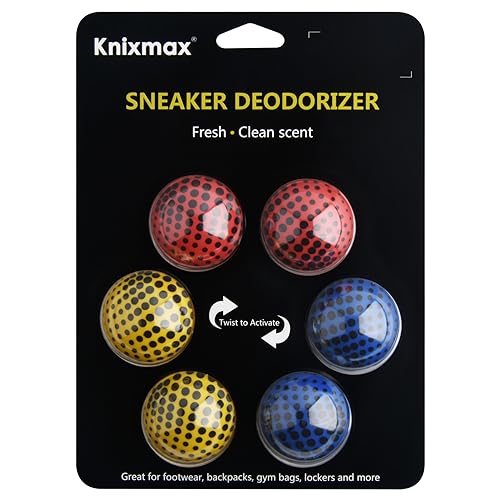 Knixmax Desodorante Zapatos,Ambientadores para Calzado para...
