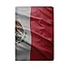 Reisepasshülle aus Leder, mexikanische Flagge
