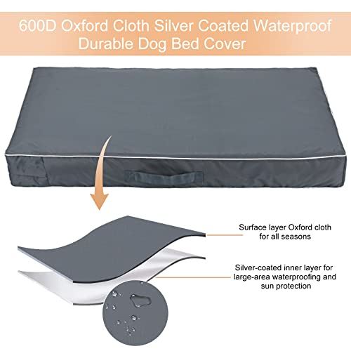 Chinchilla Waterproof Heavy Dog Bed Cover Washable thumb #2