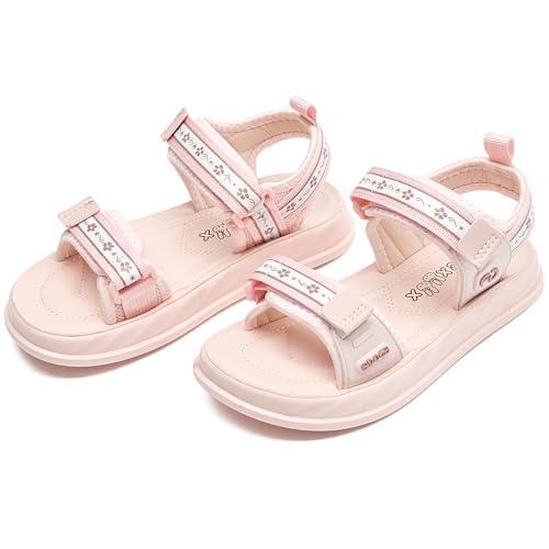 WUIWUIYU Boys Girls Sandals Summer Outdoor Athletic Kids Sport Water Open-toe Strap Shoes2