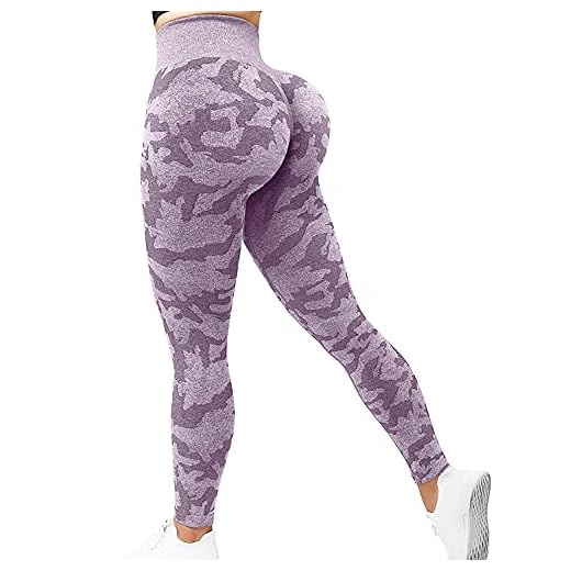 KIWI RATA Women's High Waist Active Seamless Compression Fitness Leggings Running Workout Slim Butt Lift Yoga Pants (#4 Purple, Large)