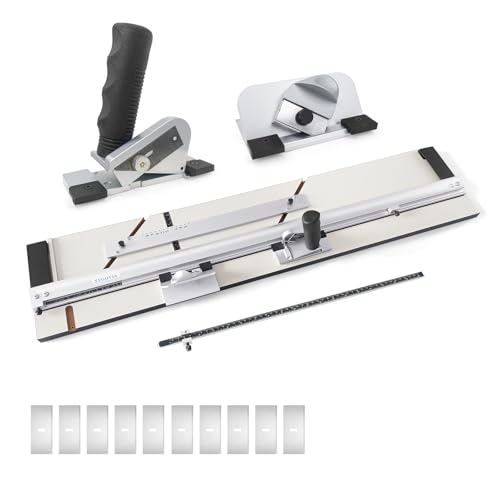 Professional 36-Inch Mat Cutter System - Precision 45 Bevel & 90 Straight Edge Board Cutter Aluminum Guide Rail with Anti-Slip Base for Framing DIY Photos Artwork Backing Board