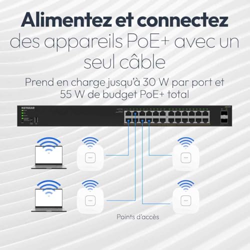 Netgear Smart Switch S350 GS310TP - vue 5