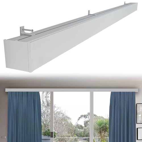 Sistema de riel de aluminio resistente para cortinas pesadas