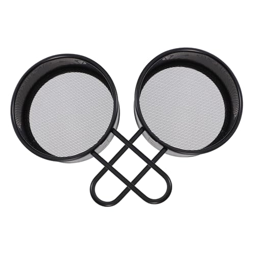 HAKIDZEL 2Pcs Stainless Steel Sifter Fine Mesh Baking Tools for Flour Sugar Cocoa Powder Easy to Clean Kitchen Strainers for Home Bakers Chefs