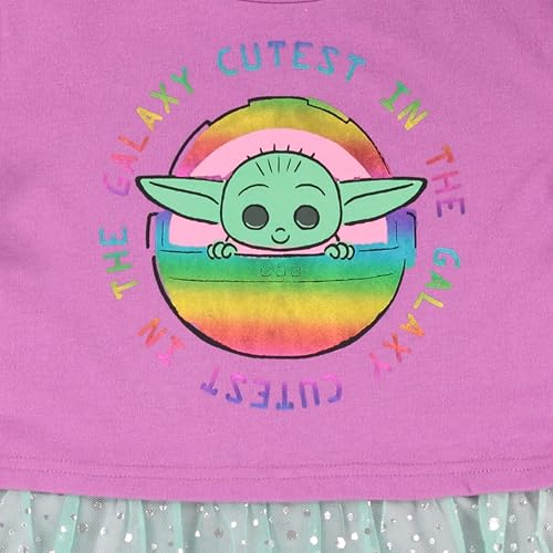Disfraz vestido tutu de Baby Yoda para niñas miniatura 4