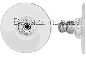 20 Surgical Steel Earring Backs for Pierced Ears