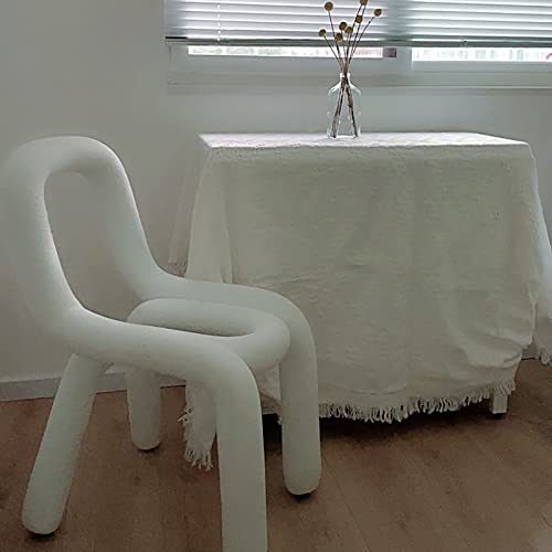 Chaise géométrique moderne confort en velours pour la table - 3