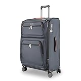 Ricardo Beverly Hills Montecito 3.0 Softside Luggage Collection – Expandable Suitcases with Wheels and TSA Lock, 25' Medium Check-in, Graphite