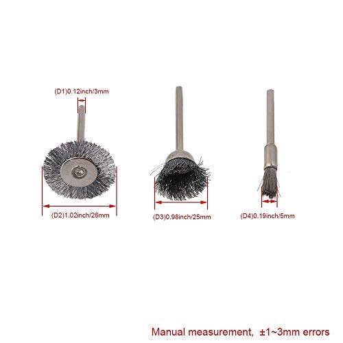 45Pc Wire Brushes For Drill Set Stainless Steel Wheel Brushes Dremel Accessories For Rotary Tools - Grinding, Sanding, Polishing #TOP4