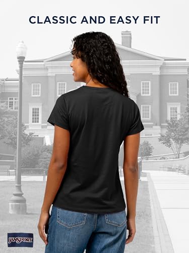 JanSport NCAA Officially Licensed Graduate Short Sleeve T Shirt for Women, Soft & Breathable Cotton-Polyester Blend Crewneck T Shirt with Graphic Detailing, Everyday University Fan Apparel - image 3