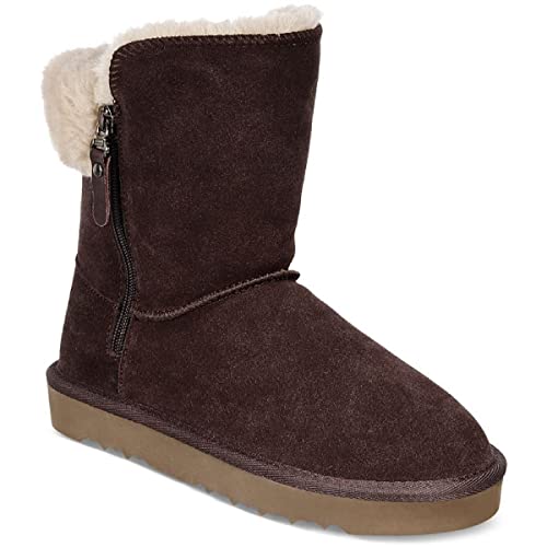 Style & Co. Womens Maevee Faux Fur Lined Ankle Winter & Snow Boots