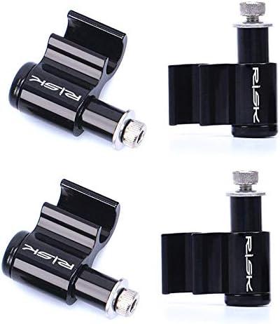 RISK Bicycle Hydraulic Brake Cable Housing Guide Adapter Converter Clips Clamps (4pcs/Set)
