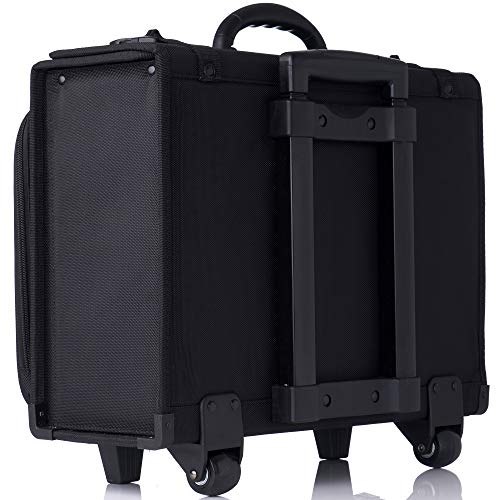 Alpine Swiss Rolling Briefcase | Laptop Bag For Men & Women | Hard Side Catalog Case on Wheels | Legal Size File Dividers | Lawyers Attache Case | Carry-On Overnight Business Travel Bag - Thumbnail 7