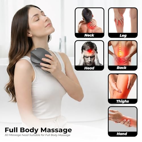 Image of Durafit91 RELAXA Rechargeable Scalp Massager | Oil Massager for Hair Growth | 96-Kneading Points Soft Medical-Grade Silicone Bristles | Detachable, Waterproof | Red Light Therapy for Stress Relief & Deep Relaxation (Grey)
