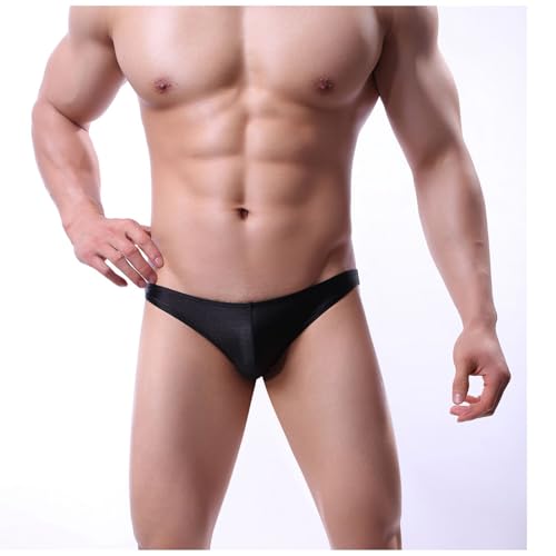 3 Pack Underwear Men's Low Rise Thong Briefs Thin Sexy Men Bikini Breathable Soft Mini Panties2
