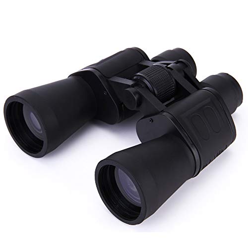 Binoculares 20X50 de alta potencia con doble cilindro telescopio negro