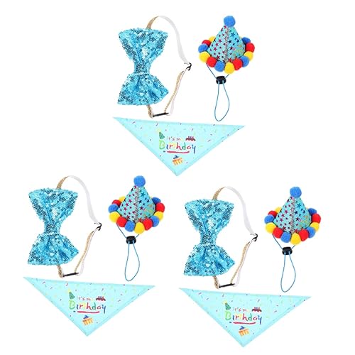 Décoration anniversaire animaux : lot de 3 bannières et tours de cou
