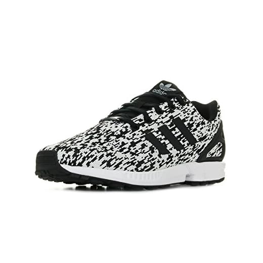 Adidas Zx Flux J, unisex barntränare, Multicolor Core Black Core Black Ftwr White - 5 UK