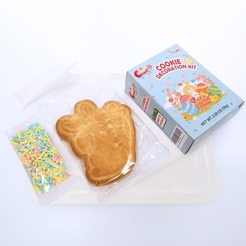 Easter Cookie Decorating Kit with Icing & Candy, 4 Pack DIY Easter Activity Kit for Friends & Family – Fun Holiday Baking & Decorating Set