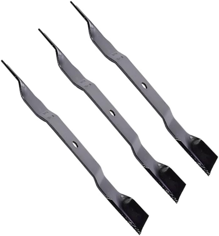 04771200 3 cuchillas para cortacésped Gravely ZTX IKON X XL 52" cubierta compatible con ARIENS