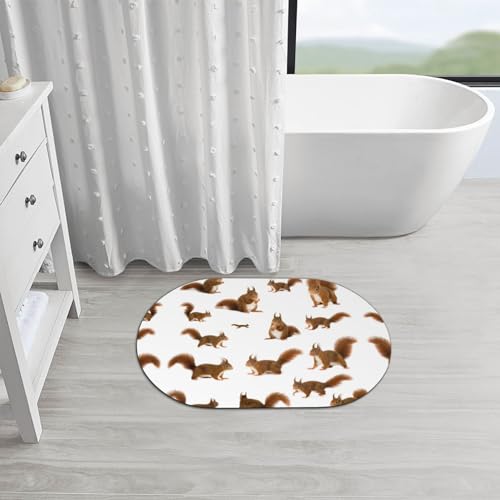 Tapis de bain écureuil à séchage rapide : dites adieu aux sols humides