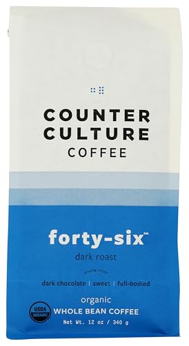 COUNTER CULTURE COFFEE dark roast Whole Bean Organic Number 46