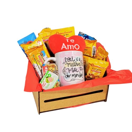Presente Criativo Dia Das Mães, Cesta De Café Da Manhã ou Chocolates (Cesta De Café da Manhã)