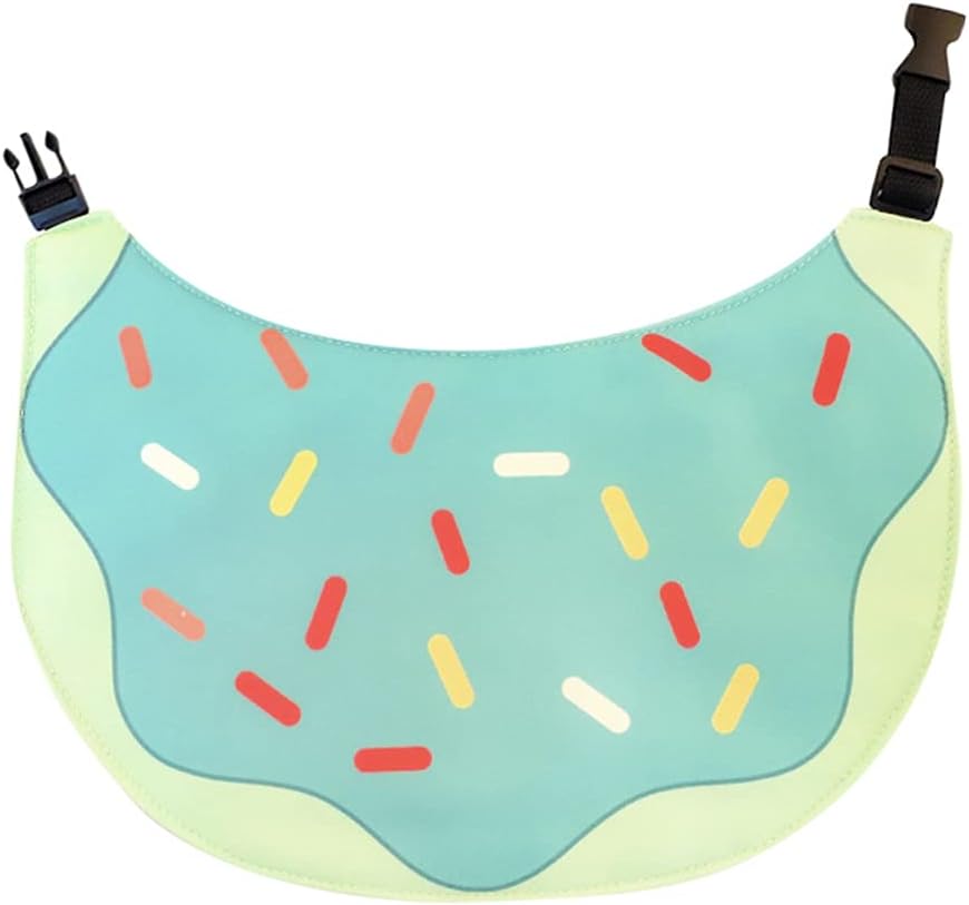 Cute Dog Bandana Cartoon Donuts Pet Dog Bib Neckerchief Cat Bandana Waterproof Pet Bib for Medium to Large Dogs Adjustable Pet Bandana…