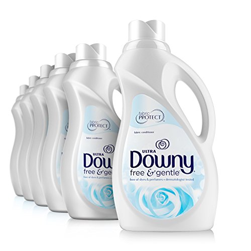 Downy Ultra Free & Gentle Liquid Fabric Conditioner (Fabric Softener), 34 Oz Bottles, 6 Pack, 240 Loads Total #1